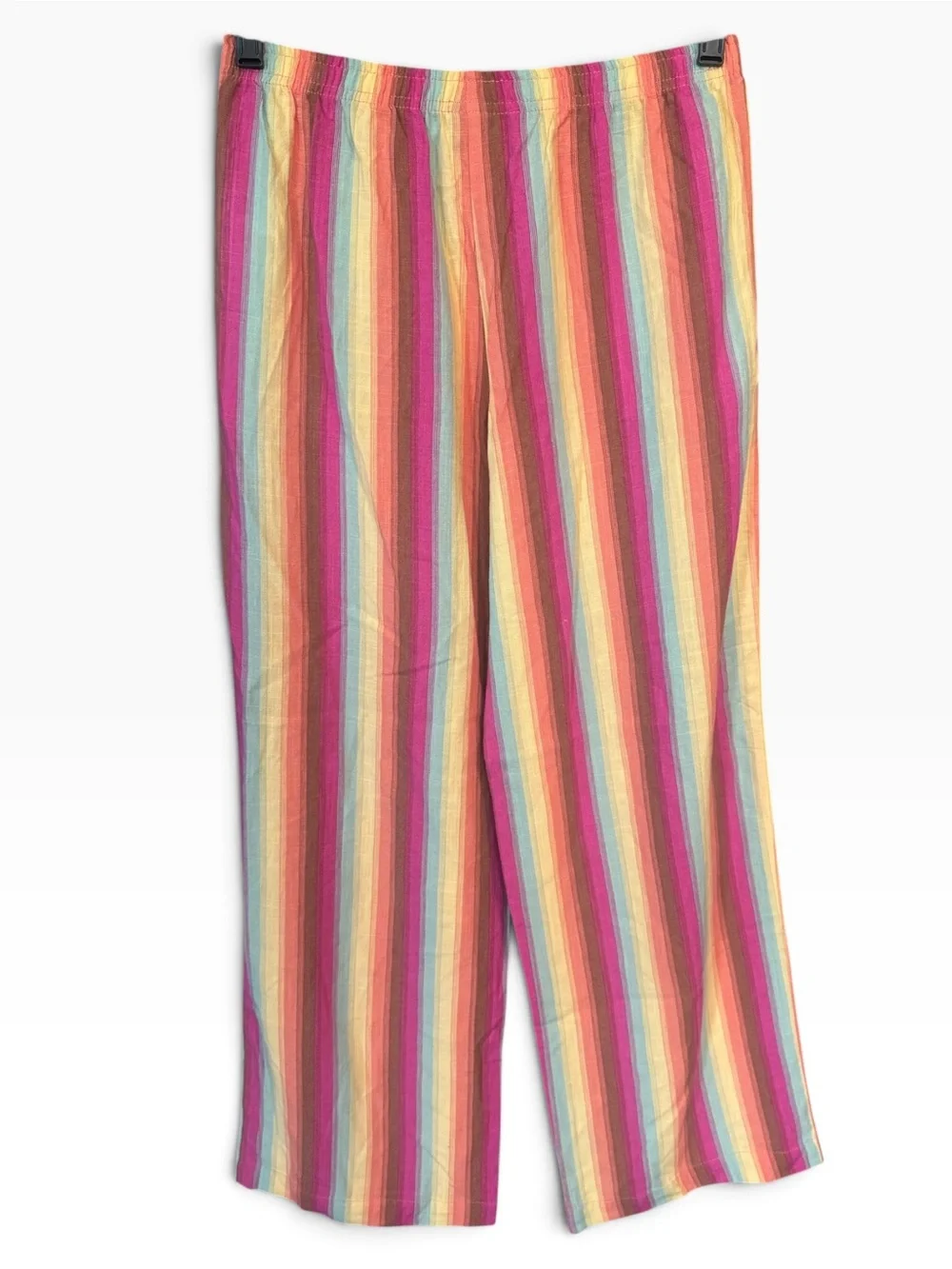 NWT Art Class Girls' Multicolor Stripe Pajama Pants - size large 10/12